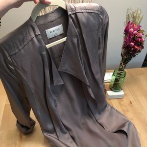 Beige silk trench - Aritzia - Babaton